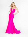 ValStefani 3729RA fashionable stretch charmeuse hot pink mermaid dress ValStefani 3729RA fashionable stretch charmeuse hot pink mermaid dress