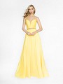 ValStefani 3731RA affordable stretch charmeuse yellow a-line two piece prom dress ValStefani 3731RA affordable stretch charmeuse yellow a-line two piece prom dress