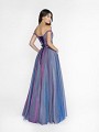 ValStefani 3735RG purple metallic floor length dress with natural waistline ValStefani 3735RG purple metallic floor length dress with natural waistline