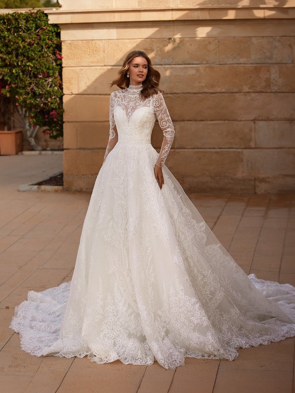 ValStefani SERAFINE Swarovski beaded and lace wedding dresses