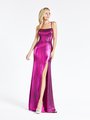Val Stefani 3901RW sexy and sleeveless fuchsia metallic jersey formal gown Val Stefani 3901RW sexy and sleeveless fuchsia metallic jersey formal gown