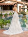 Simply Val Stefani S2194 Dreamy Sheer Floral Open Back Full A-Line Bridal Gown With Botanical Lace Sweep Train Simply Val Stefani S2194 Dreamy Sheer Floral Open Back Full A-Line Bridal Gown With Botanical Lace Sweep Train