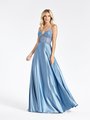 Val Stefani 3958RD sleeveless steel blue unlined sweetheart beaded bodice with soft satin A-line skirt and side pockets Val Stefani 3958RD sleeveless steel blue unlined sweetheart beaded bodice with soft satin A-line skirt and side pockets
